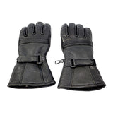 Premium Black Genuine Leather Long Motorcycle Gloves - Unmatched Style & Protection