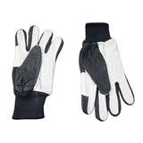 Black Leather Long Motorcycle Gloves - Style & Safety Combined