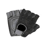 tylish Men's Mesh Fingerless Driving Gloves for Ultimate Control