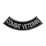 Combat Veteran Bottom Rocker Patch for Vest Jacket