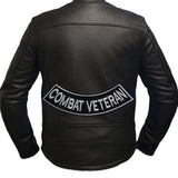 Combat Veteran Bottom Rocker Patch for Vest Jacket