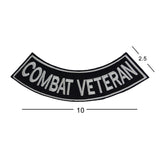 Combat Veteran Bottom Rocker Patch for Vest Jacket