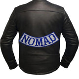 Blue Nomad Outlaw Biker Club Group MC Back Bottom Rocker Patch New 9"