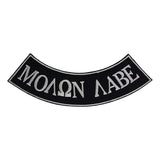 MOAAN ABE Back Bottom Rocker Patch for Biker Vest Jacket