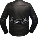 MOAAN ABE Back Bottom Rocker Patch for Biker Vest Jacket