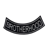 Brotherhood Thin Bottom Rocker Patch for Vest Jacket