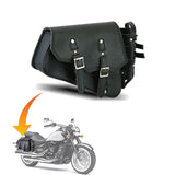 Motorcycle Gear Bag Swing Arm Side Solo Bag Bottol Holder for Harley Sportster