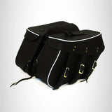 Motorcycle Detachable Saddlebag for Harley Models with Two Strap - SAD216