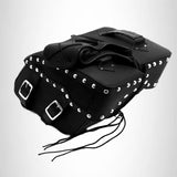 Detachable Saddlebag with 2 Straps for Harley Dyna & Softail - Versatile, stylish storage solution for your bike.