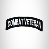 Combat Veteran American Veterans Small Military Rocker Patch