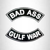 Bad Ass Gulf War 2 Patches Set Sew on for Vest Jacket