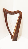 Handcrafted 22-String Harp with Free Carrying Case