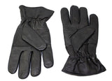 Premium Black Leather Motorcycle Gloves L/XL - Stylish and Protective