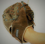 Dark Brown Left-Handed Baseball Glove - Premium Quality