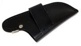 Black leather knife cover sheath for 4 inch knife cover-STURGIS MIDWEST INC.