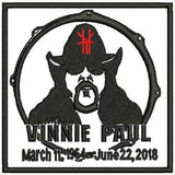 Pantera Vinnie Paul RIP Patch - Biker Vest Tribute