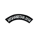 Small Military Rocker Patch | Afghanistan 2014