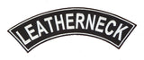 Leatherneck White on Black Top Rocker Iron on Patch for Motorcycle Biker Vest TR366-STURGIS MIDWEST INC.