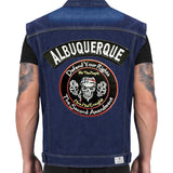 ALBUQUERQUE Defend Your Rights the 2nd Amendment 2 Patches Set for Vest Jacket